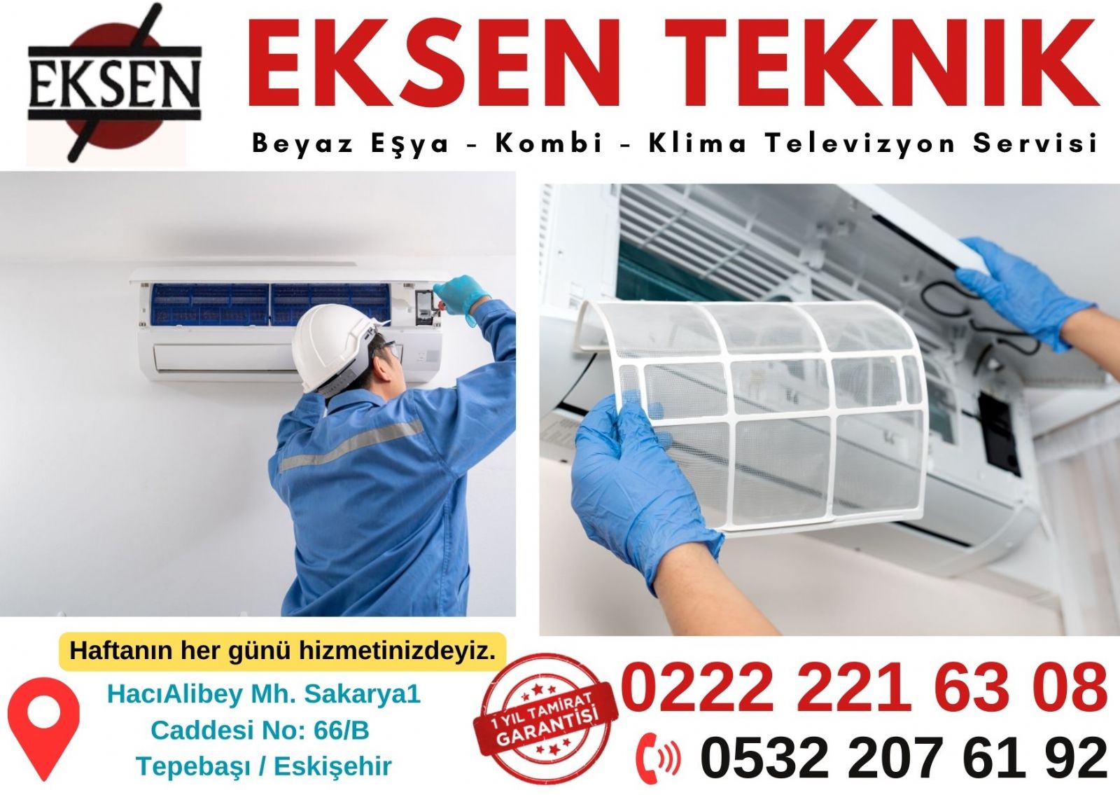 Tepebaşı Eskişehir Klima Servisi